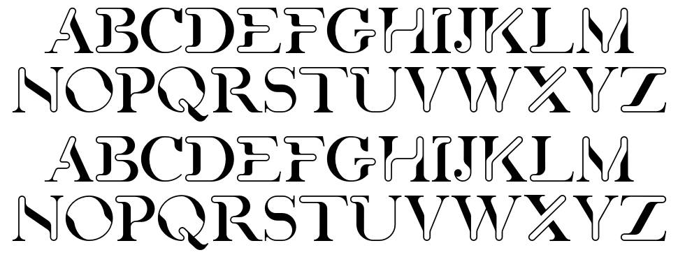 Mahesty font specimens