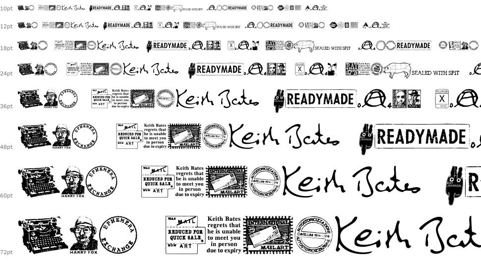 MailArt Graphics font Şelale