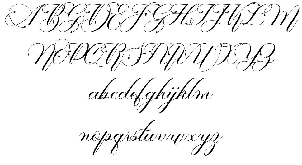 Mailava font specimens