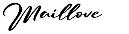 Maillove font