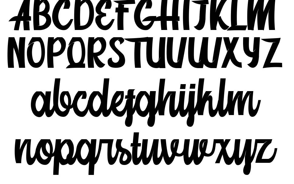 Mainstream Script font specimens