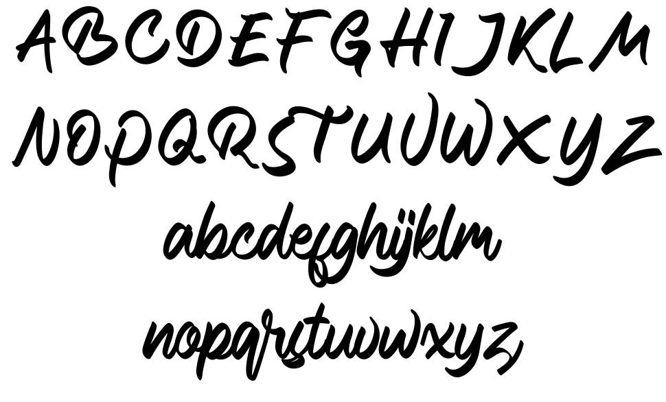 Maira font specimens