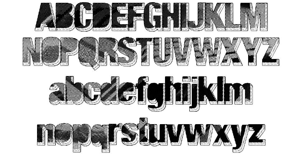 Major Black font specimens