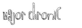 Major Chronic шрифт