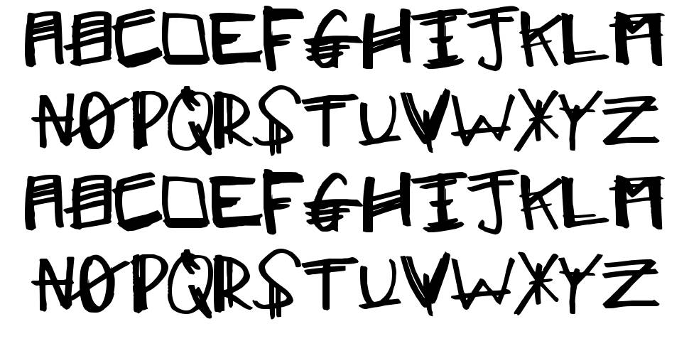 Major Clue font specimens