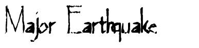 Major Earthquake font
