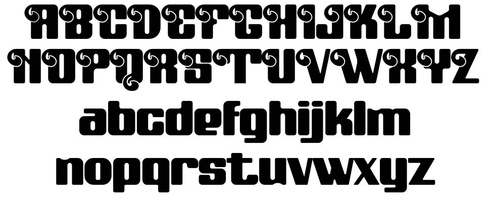 Makari font specimens