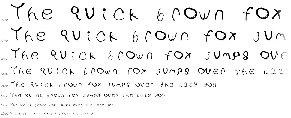 Make Em Look Badfont waterfall