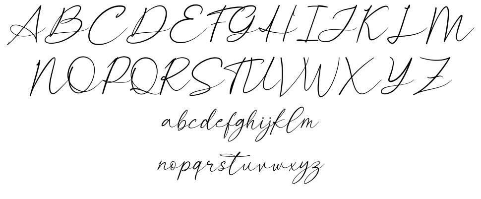 Makintos font specimens