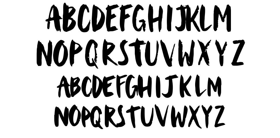 Makoa font Örnekler