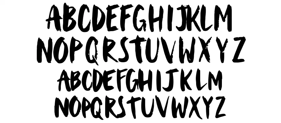 Makoa font specimens