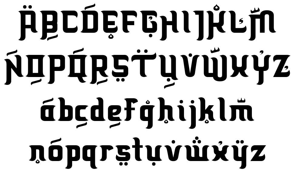 Makwus フォント 標本