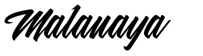 Malanaya font