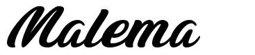 Malema шрифт