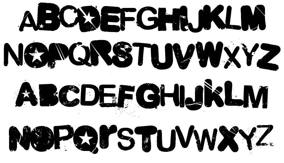 Malgecito font Örnekler