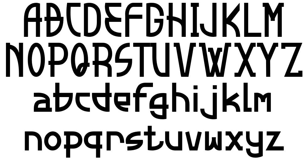 Malkana font specimens