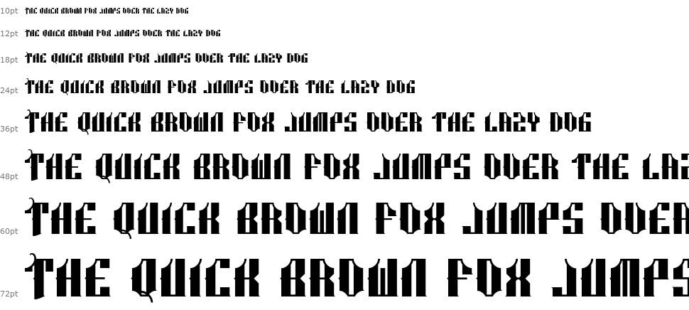 Malocknow font Şelale