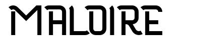 Maloire шрифт