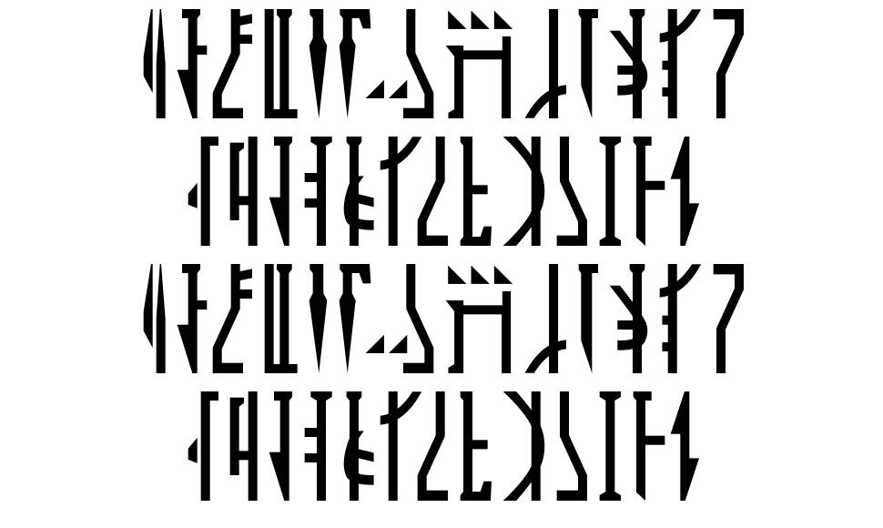 Mandalorian font specimens