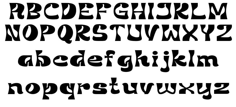 Mandow 字形 标本