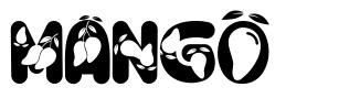 Mango 字形