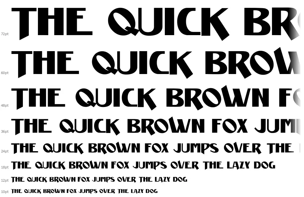 Manifestfont waterfall