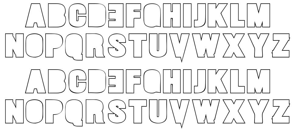 Manifiesto font specimens