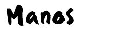 Manos font