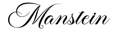Manstein 字形