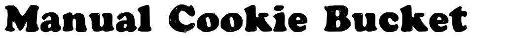 Manual Cookie Bucket шрифт