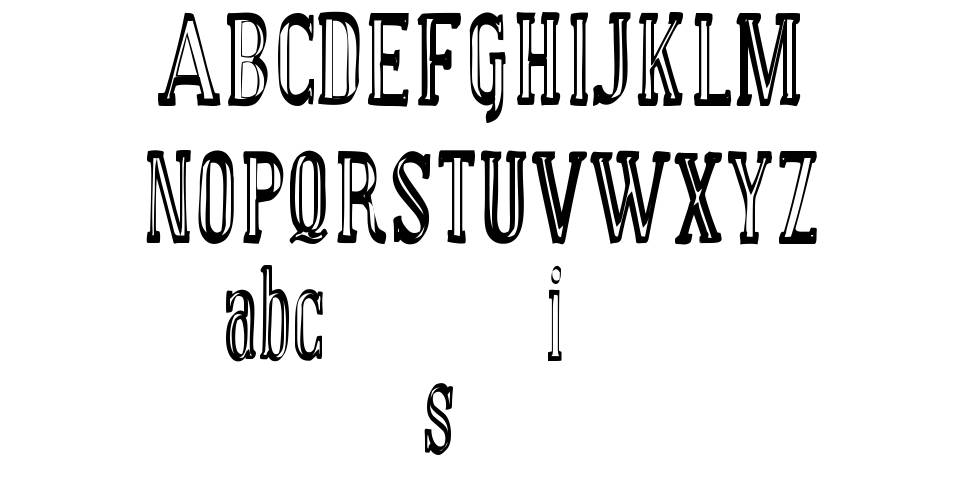 Manual Font font specimens