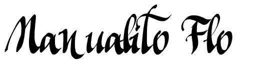 Manualito Flo шрифт