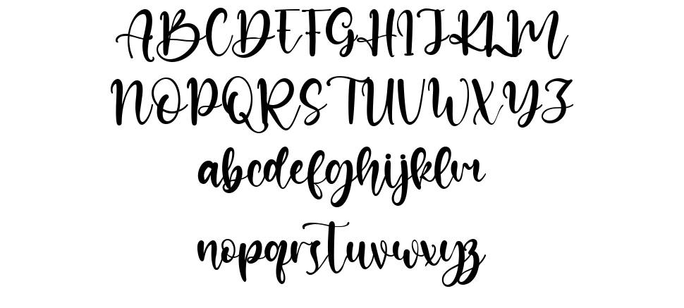 Manuscript font
