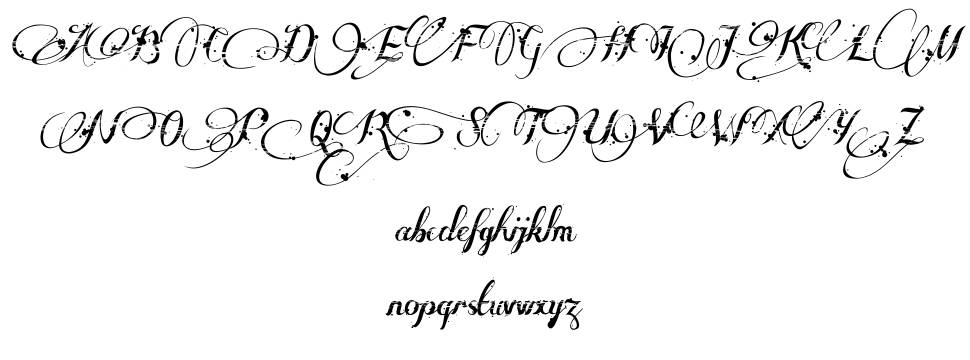 Many Weatz font specimens