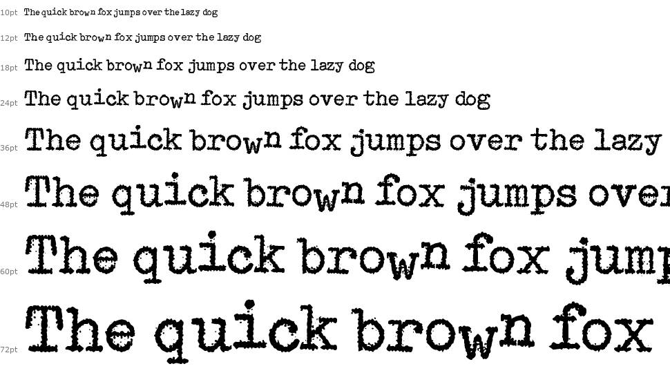 Maquina de Escribir font Şelale