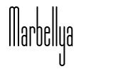 Marbellya font
