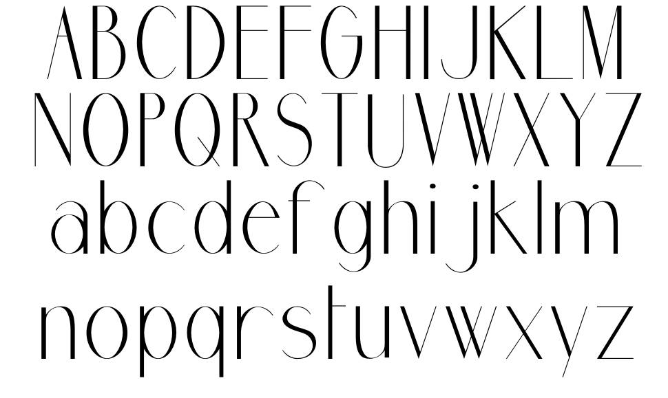 Marbre Sans 字形 标本
