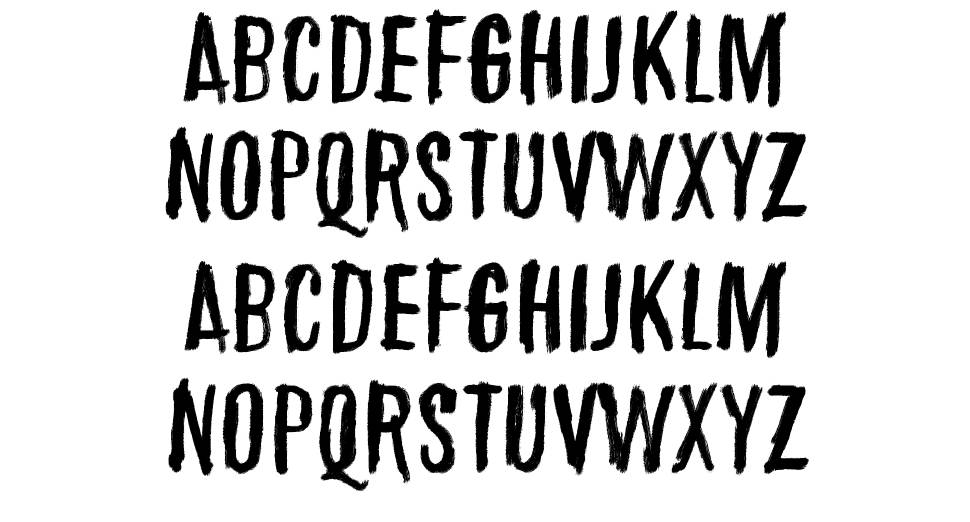 March of the pigs font specimens