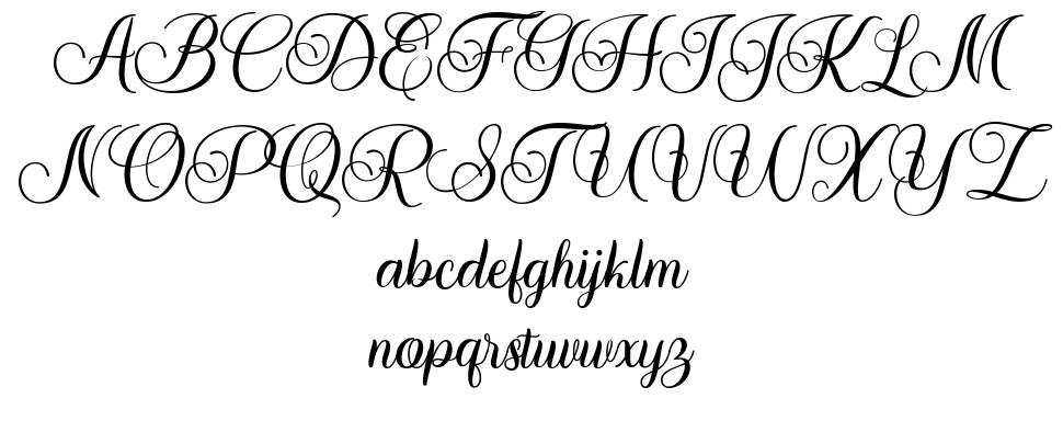 Marchanda font specimens