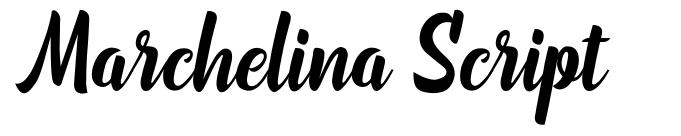 Marchelina Script шрифт