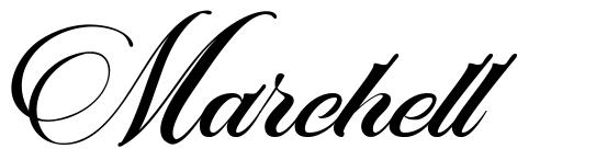 Marchell font