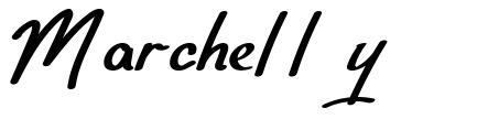 Marchelly font