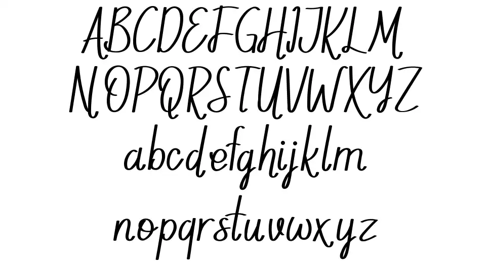 Marcos font specimens