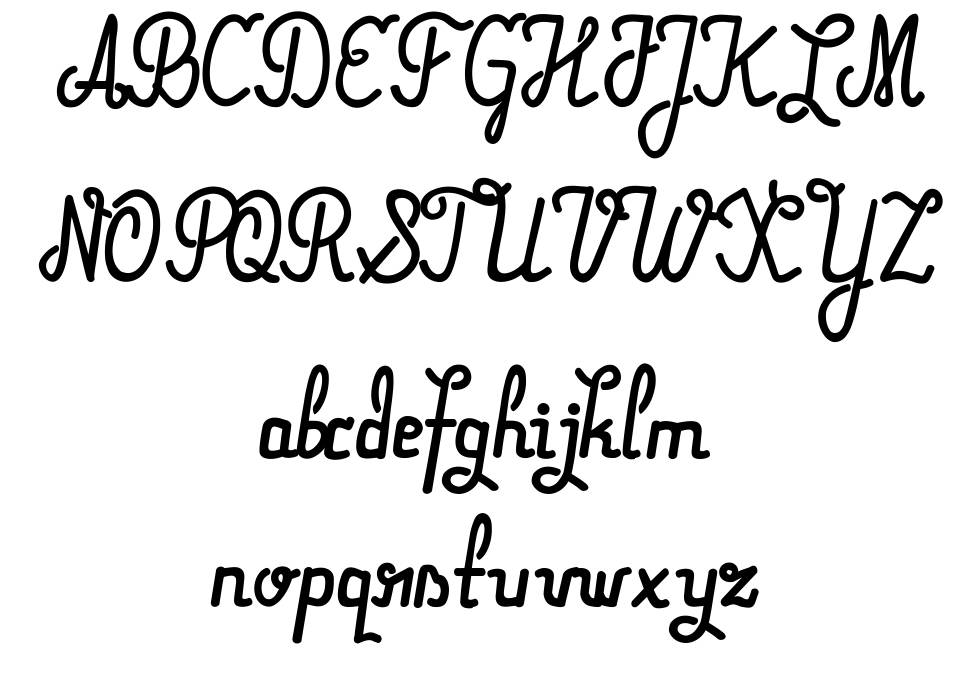 Mareke font Örnekler
