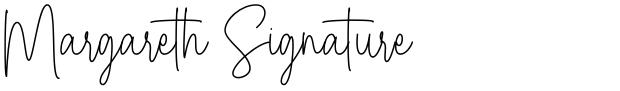 Margareth Signature