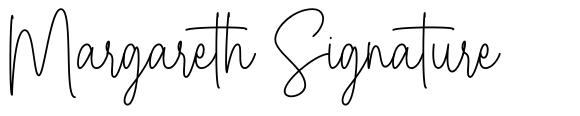 Margareth Signature шрифт