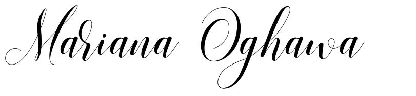 Mariana Oghawa font