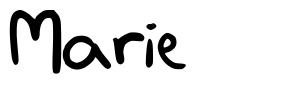 Marie font