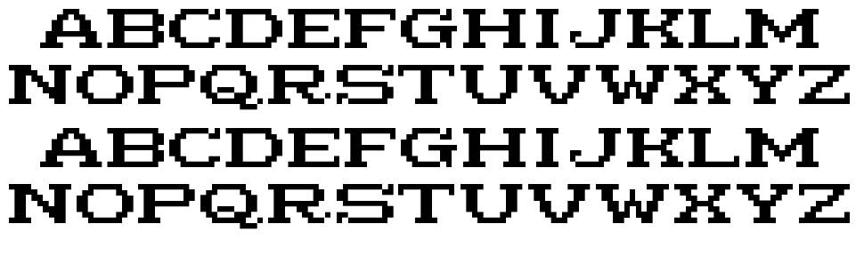 Marietta Seven font specimens