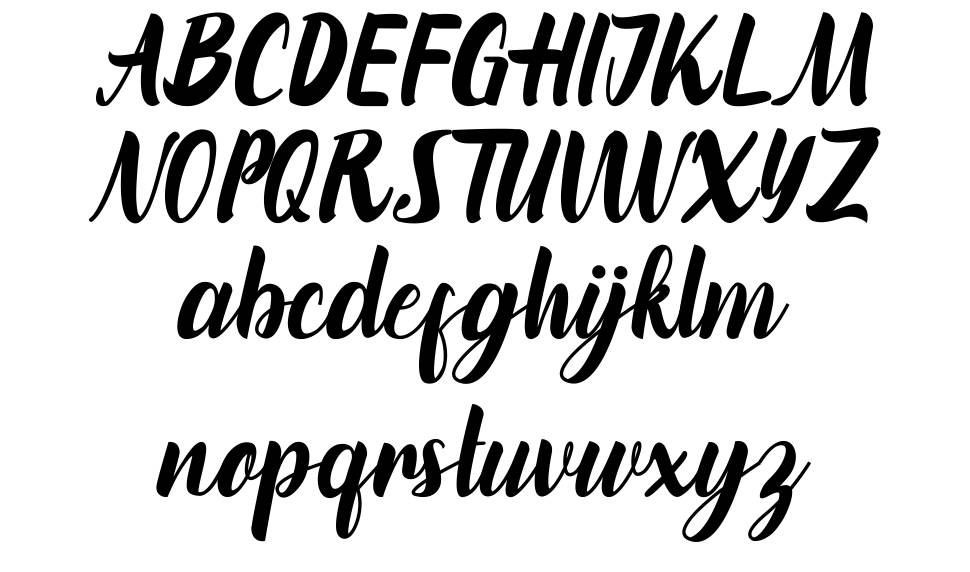 Marinto font Örnekler